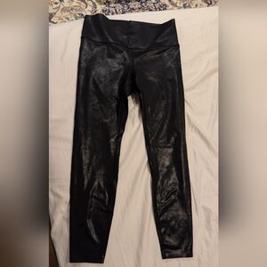 Kinx Shiny Black Leggings